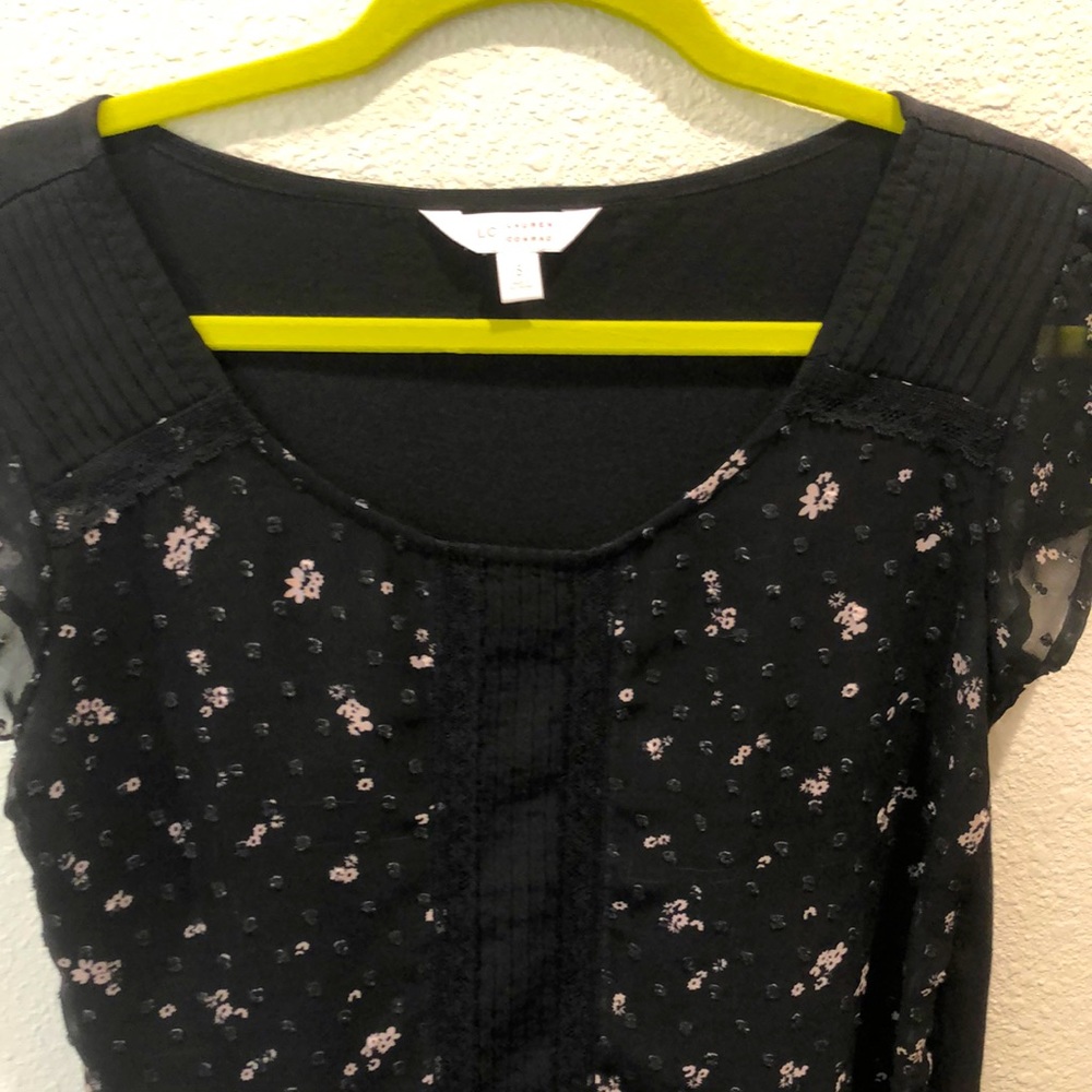 LC Blouse Ladie’s Sz Small Black